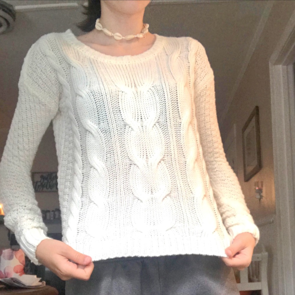 White sweater